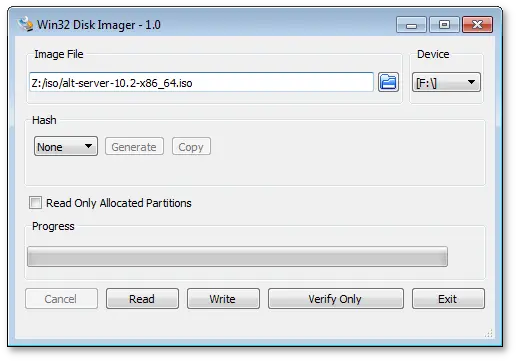 Win32 Disk Imager